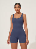 Enterizo Short Deportivo Azul Oscuro