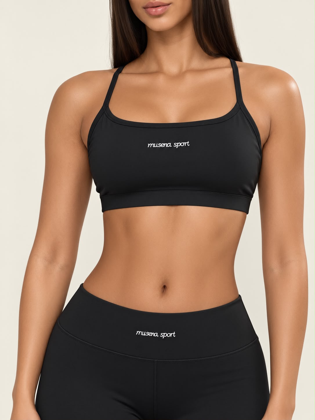Conjunto Top y Short Negro