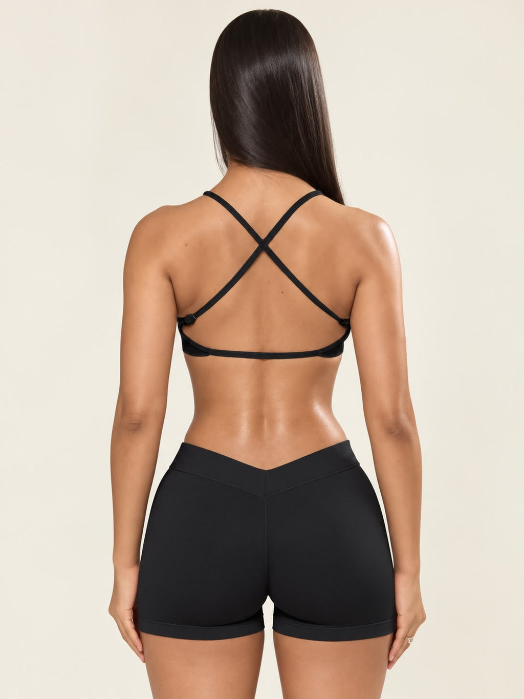 Conjunto Top y Short Negro