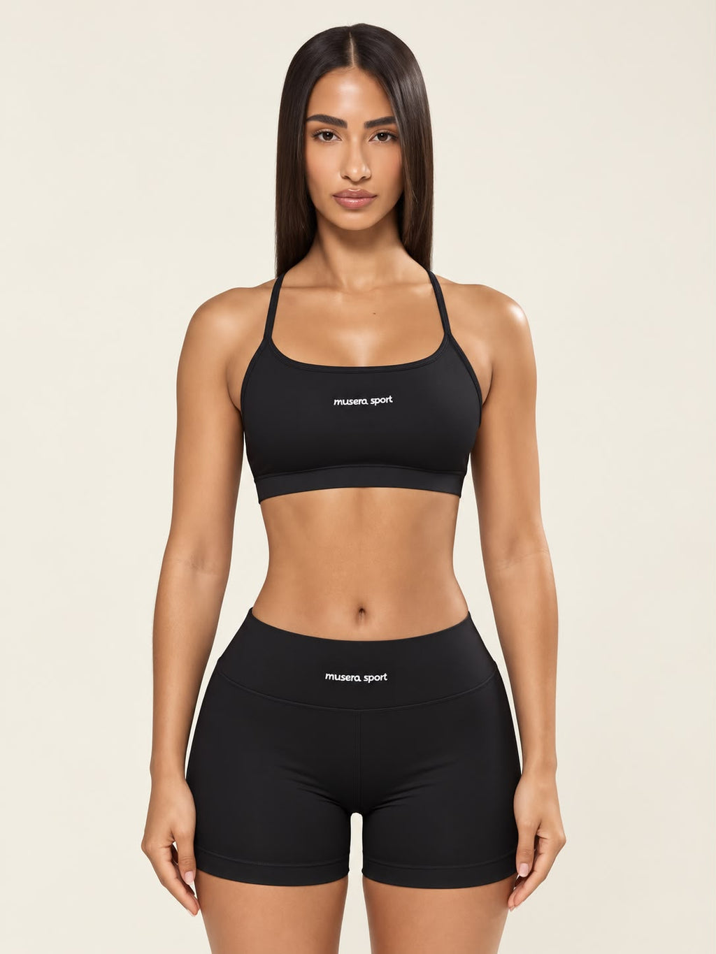 Conjunto Top y Short Negro