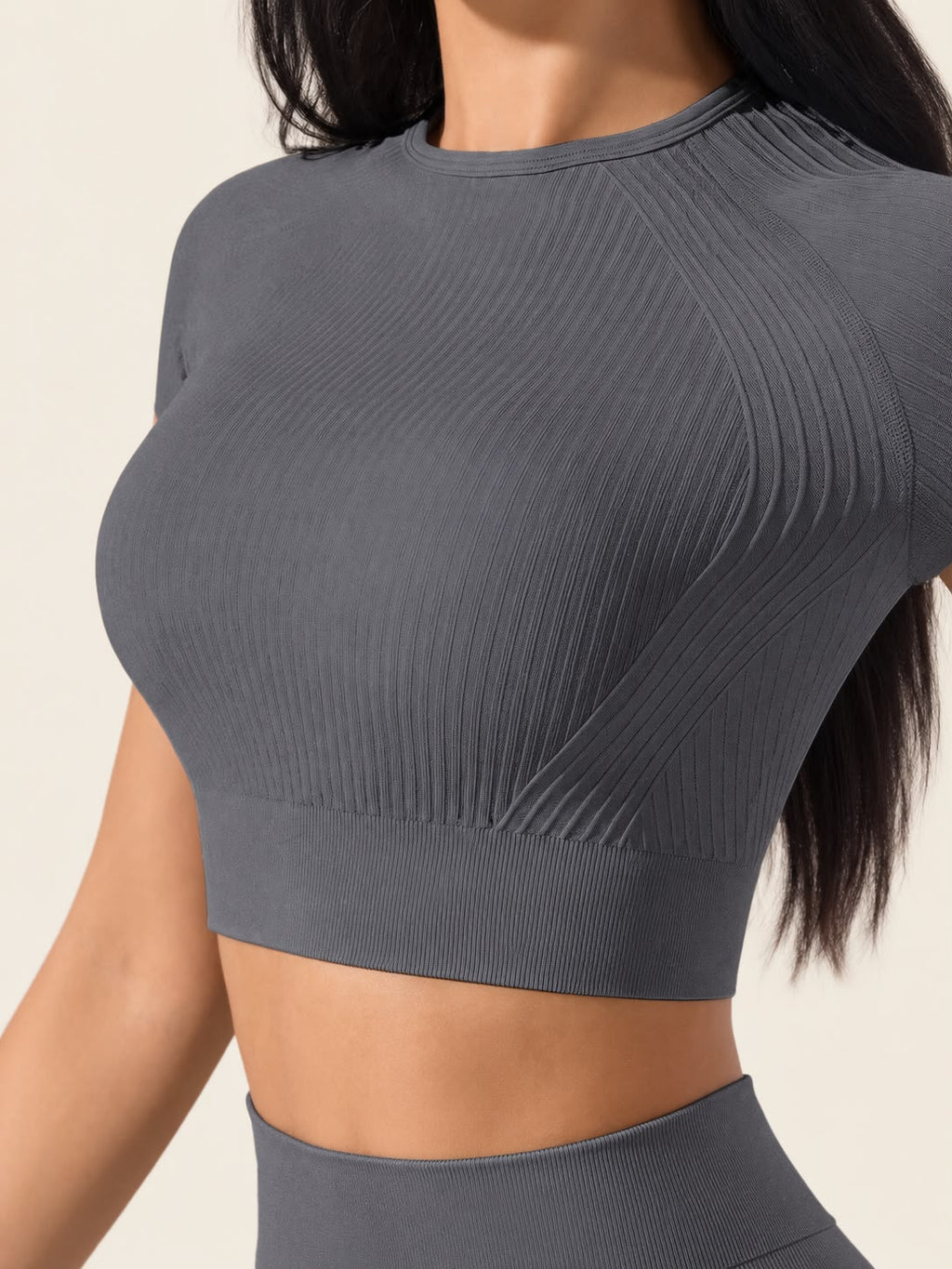 Conjunto Manga Corta y Pantalón Gris