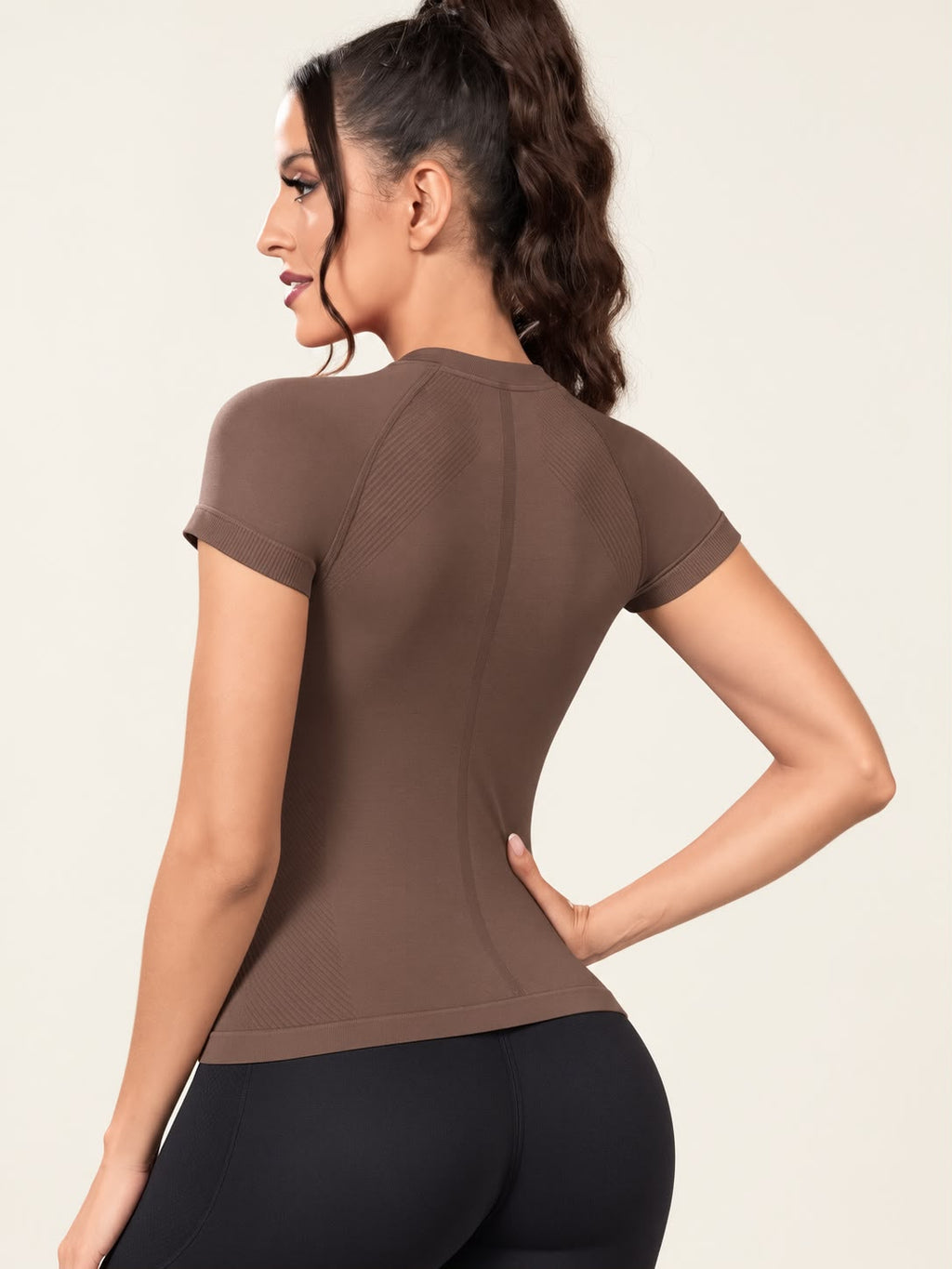 Camiseta Deportiva Marron