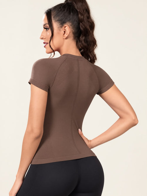 Camiseta Deportiva Marron
