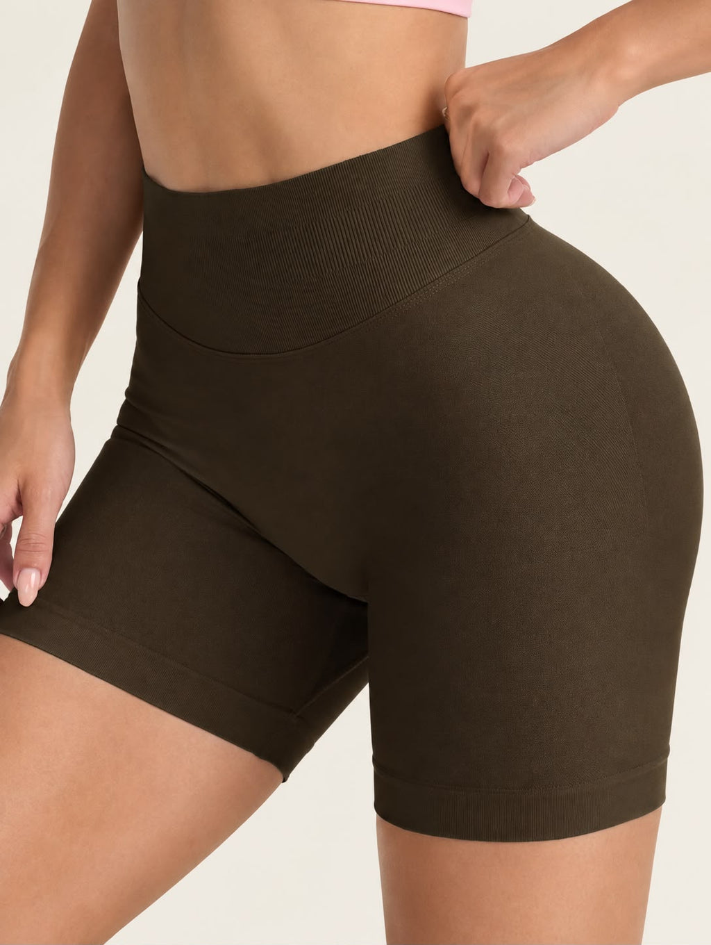 Short push up color marrón